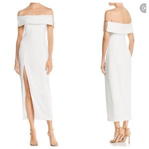 NWT StyleStalker Lana Off Shoulder Dress White M